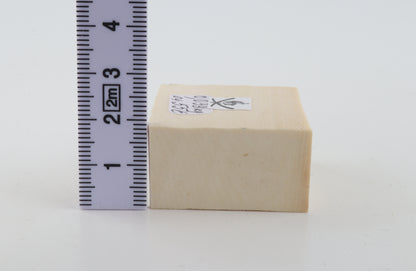 White mammoth ivory segment