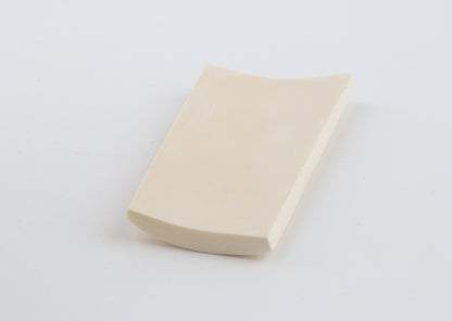 White mammoth ivory segment