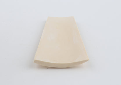 White mammoth ivory segment