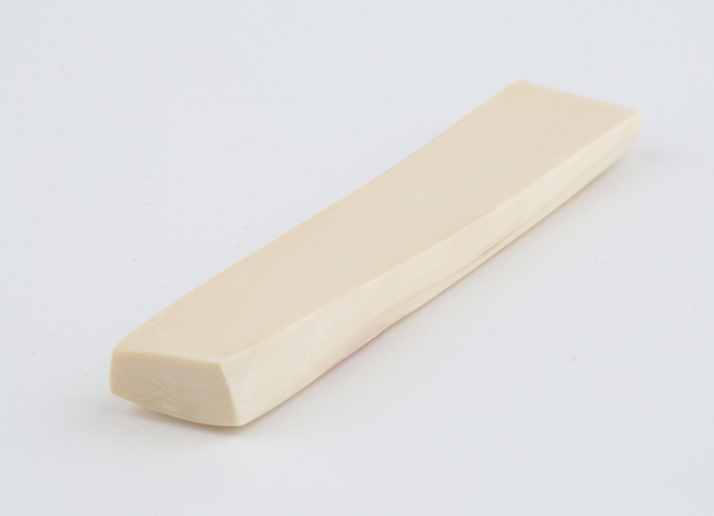 White mammoth ivory segment