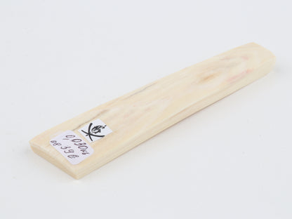 White mammoth ivory segment