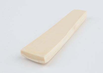 White mammoth ivory segment