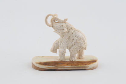 Carved woolly mammoth