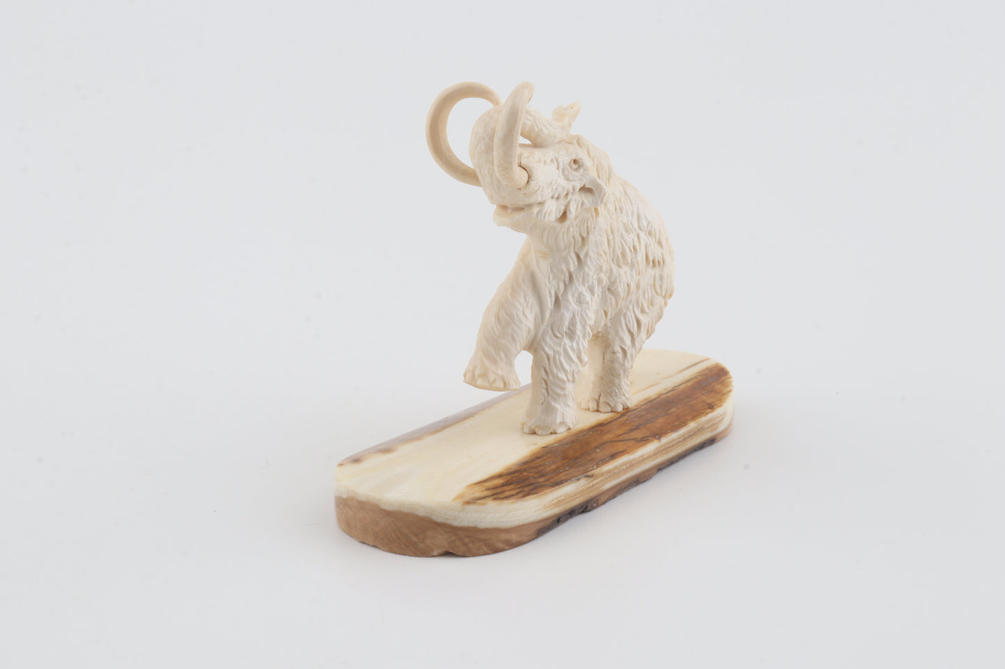 Carved woolly mammoth