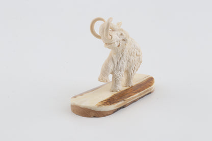 Carved woolly mammoth