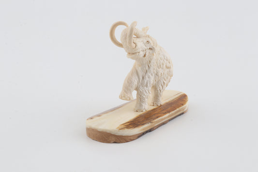 Carved woolly mammoth