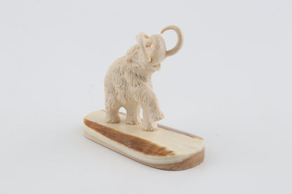 Carved woolly mammoth