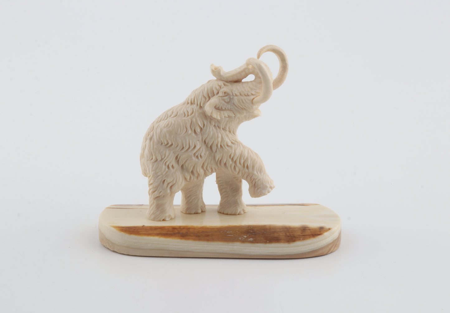 Carved woolly mammoth