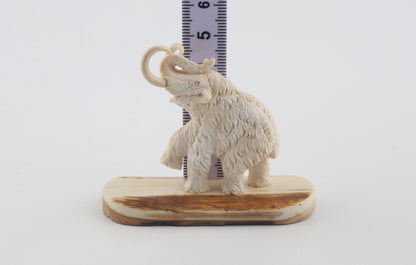 Carved woolly mammoth
