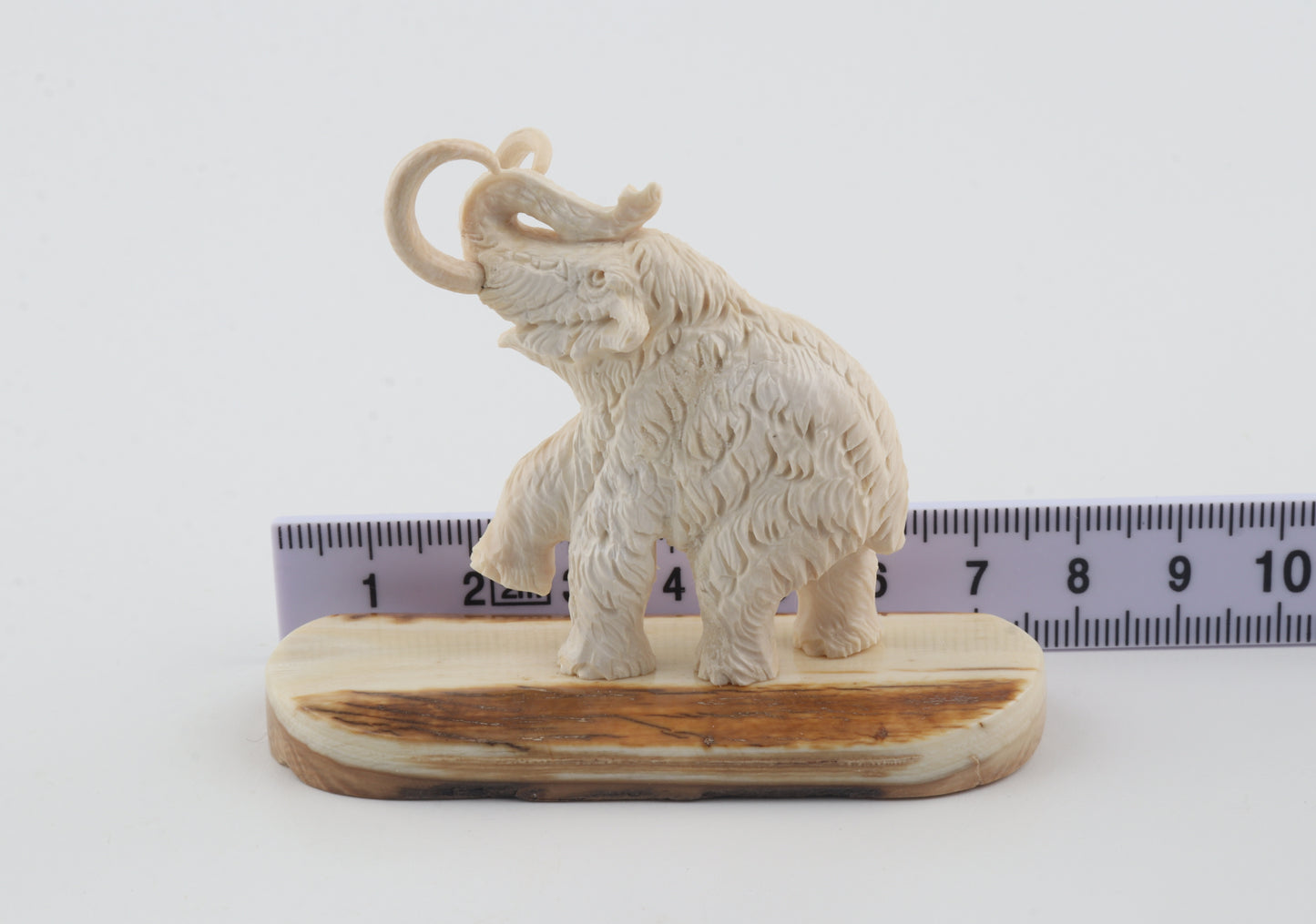 Carved woolly mammoth