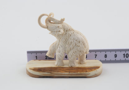 Carved woolly mammoth