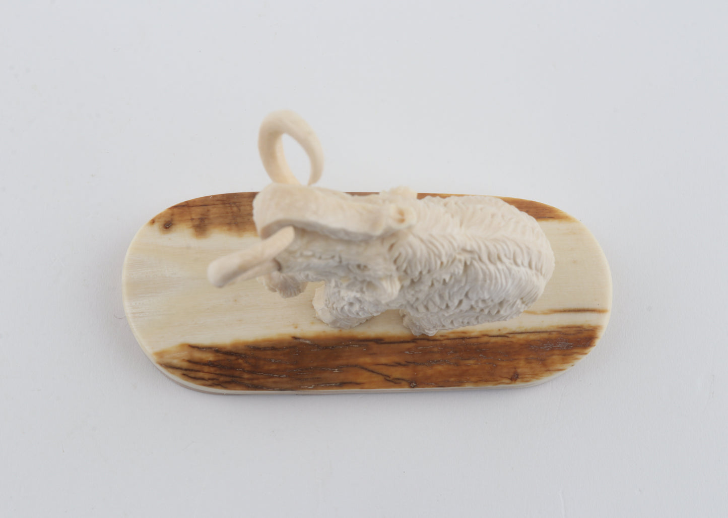Carved woolly mammoth