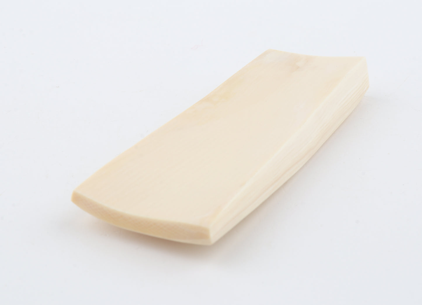 White mammoth ivory segment
