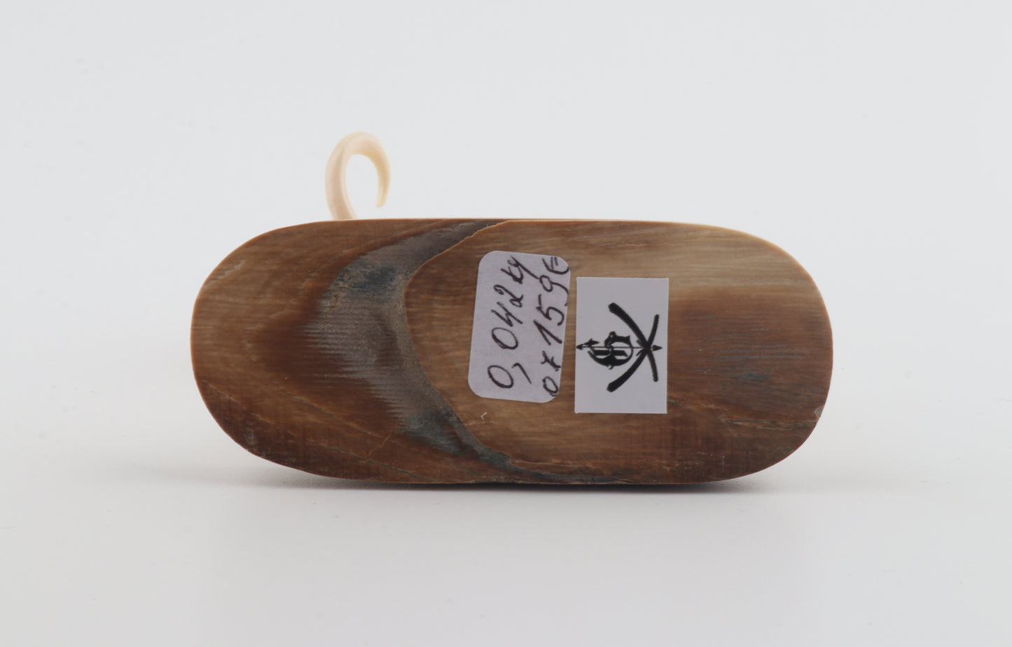 Carved woolly mammoth figurine