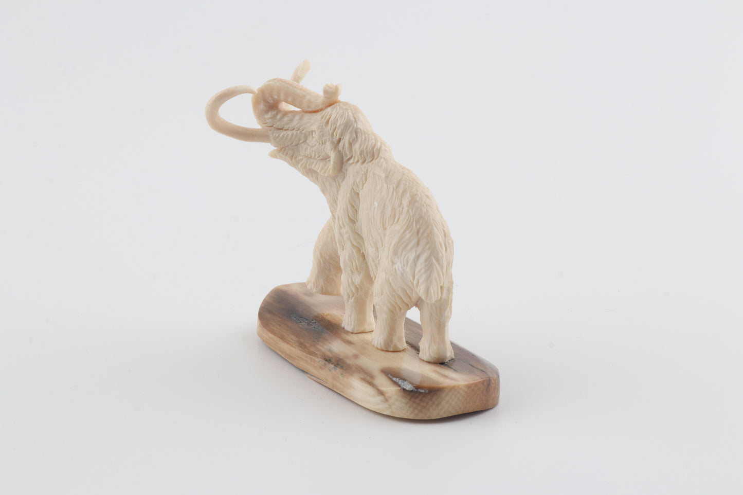 Carved woolly mammoth figurine
