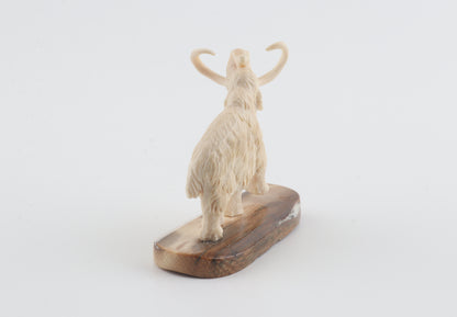 Carved woolly mammoth figurine