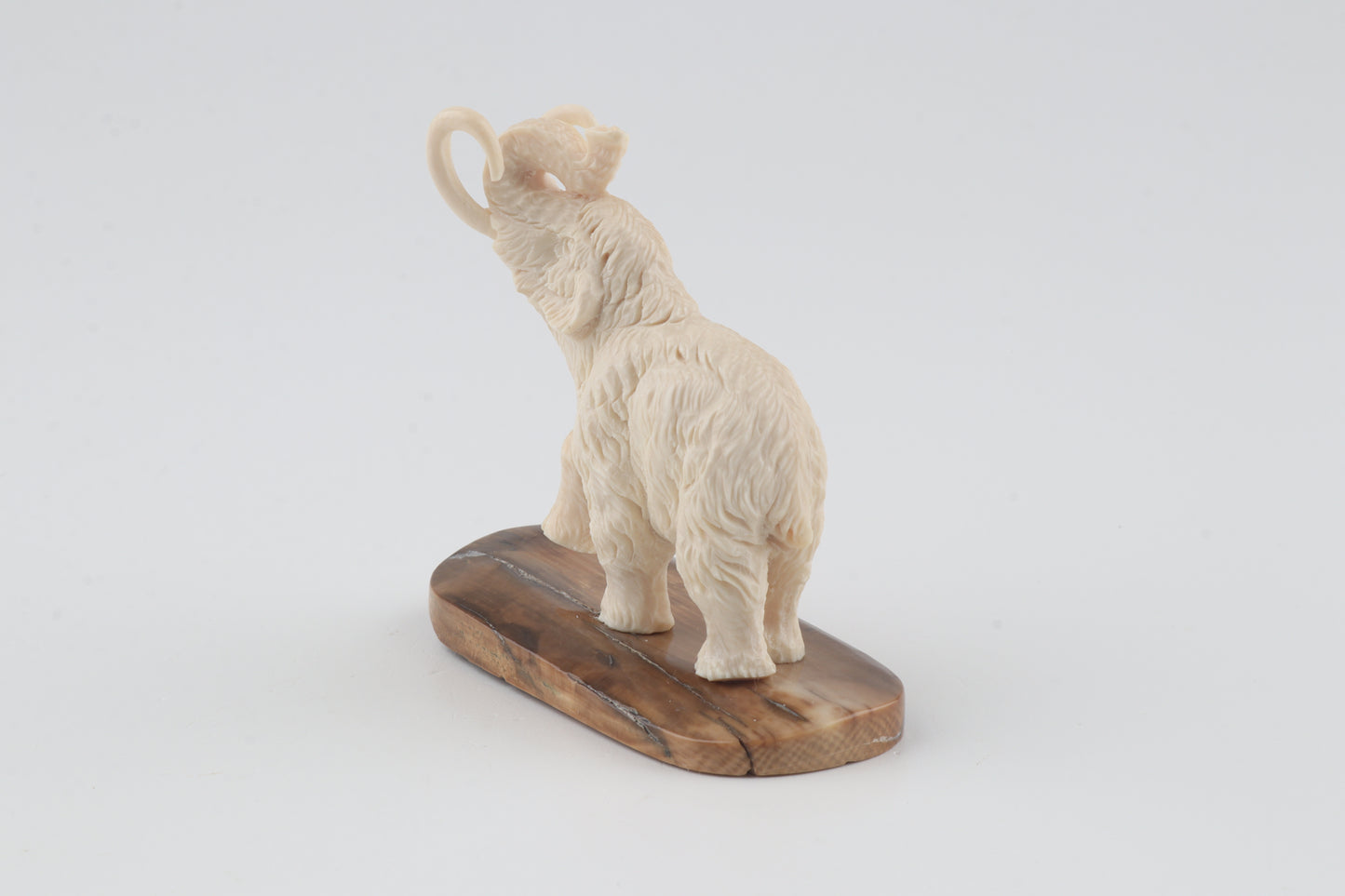 Carved woolly mammoth figurine