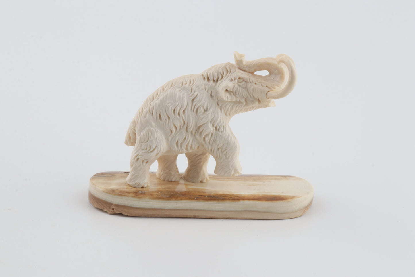 Carved woolly mammoth