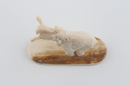 Carved woolly mammoth