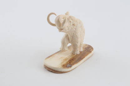 Carved woolly mammoth