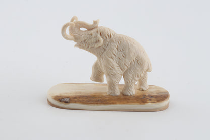 Carved woolly mammoth