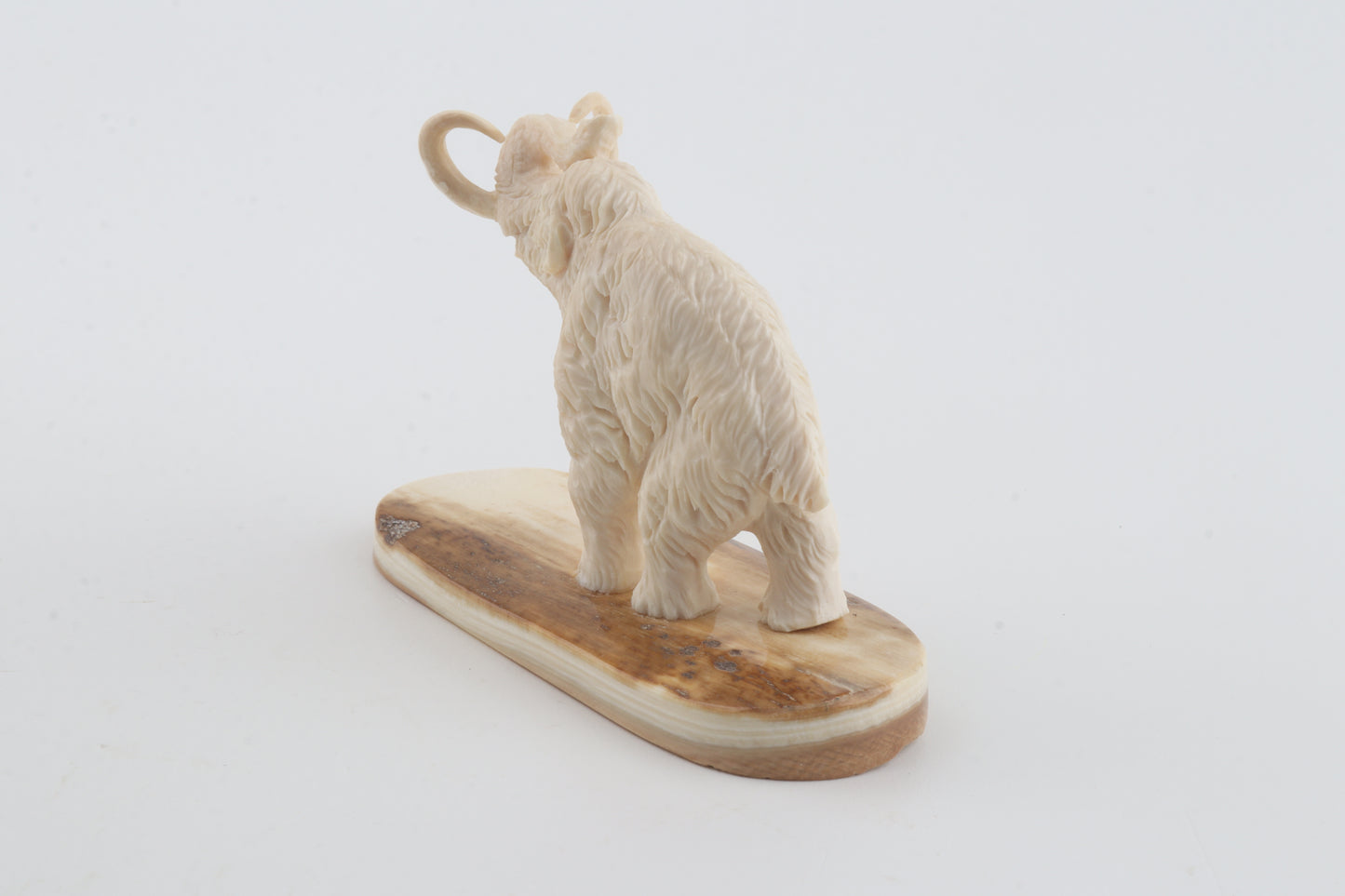 Carved woolly mammoth