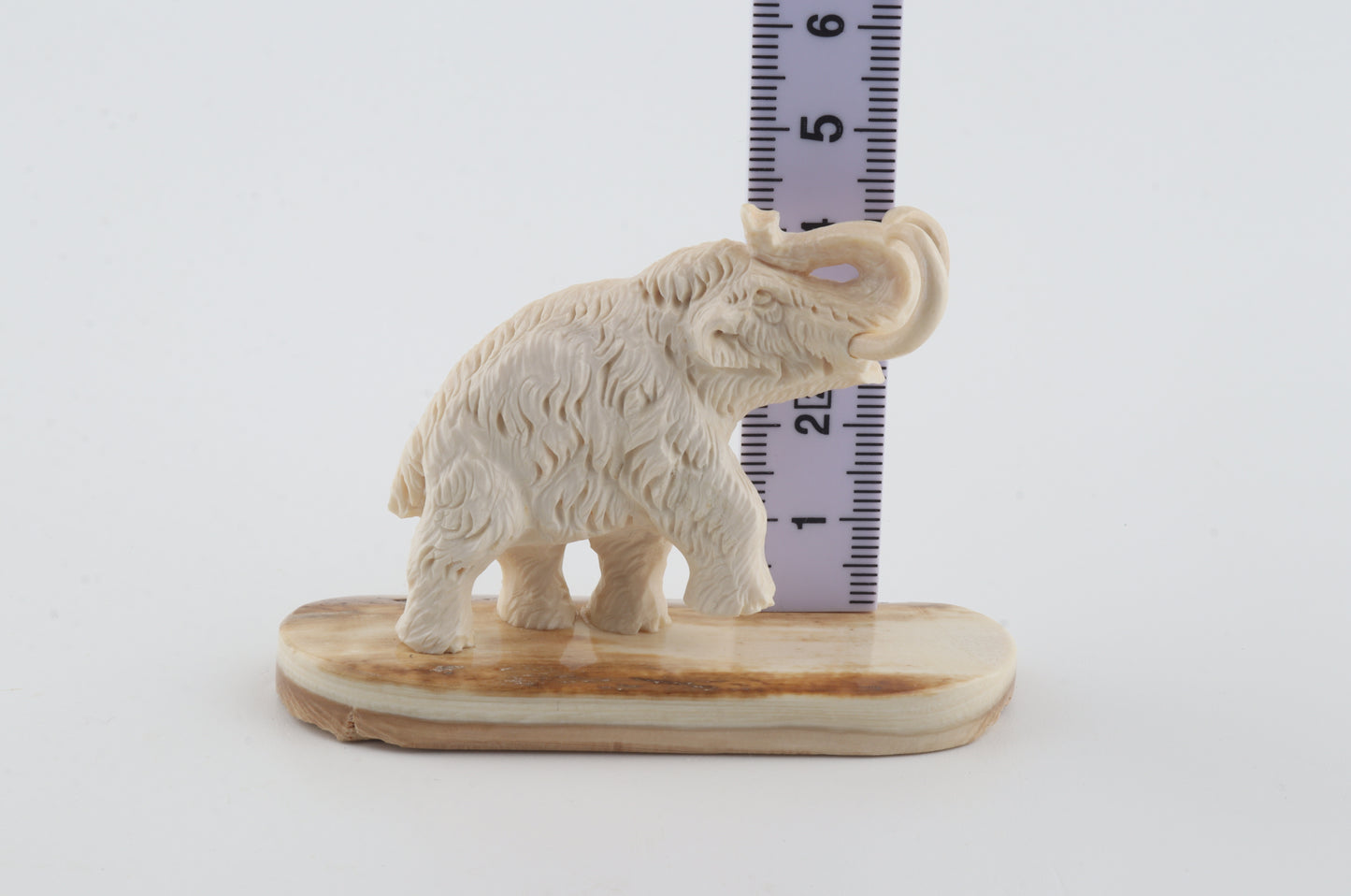 Carved woolly mammoth