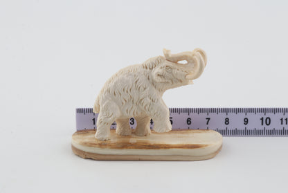 Carved woolly mammoth