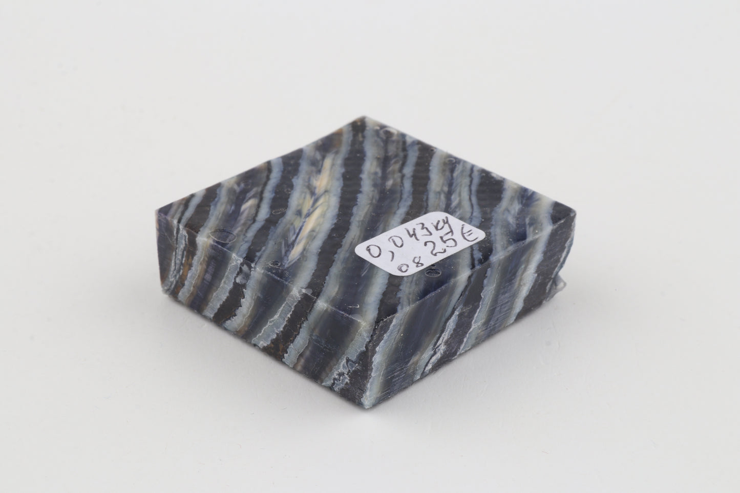 Stabilized mammoth molar piece