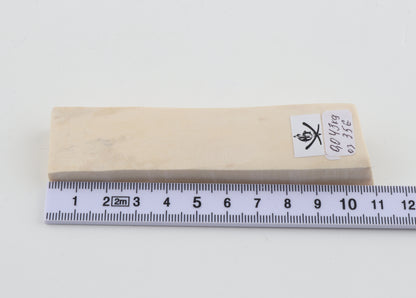 White mammoth ivory segment