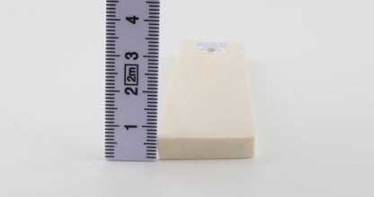 White mammoth ivory segment