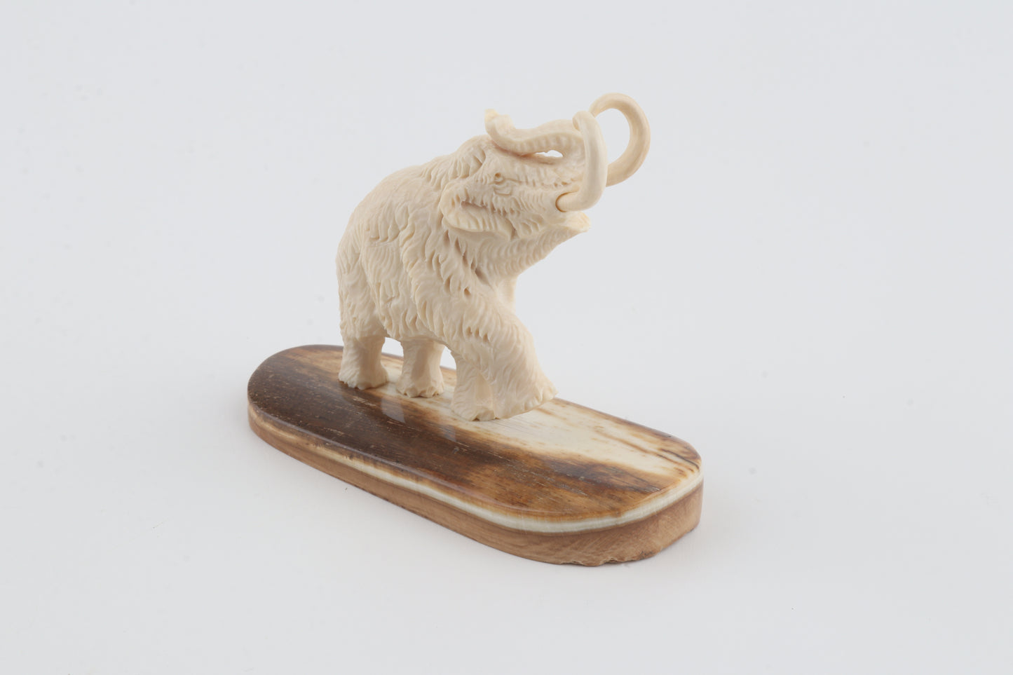 Carved woolly mammoth