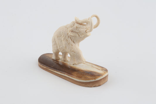Carved woolly mammoth