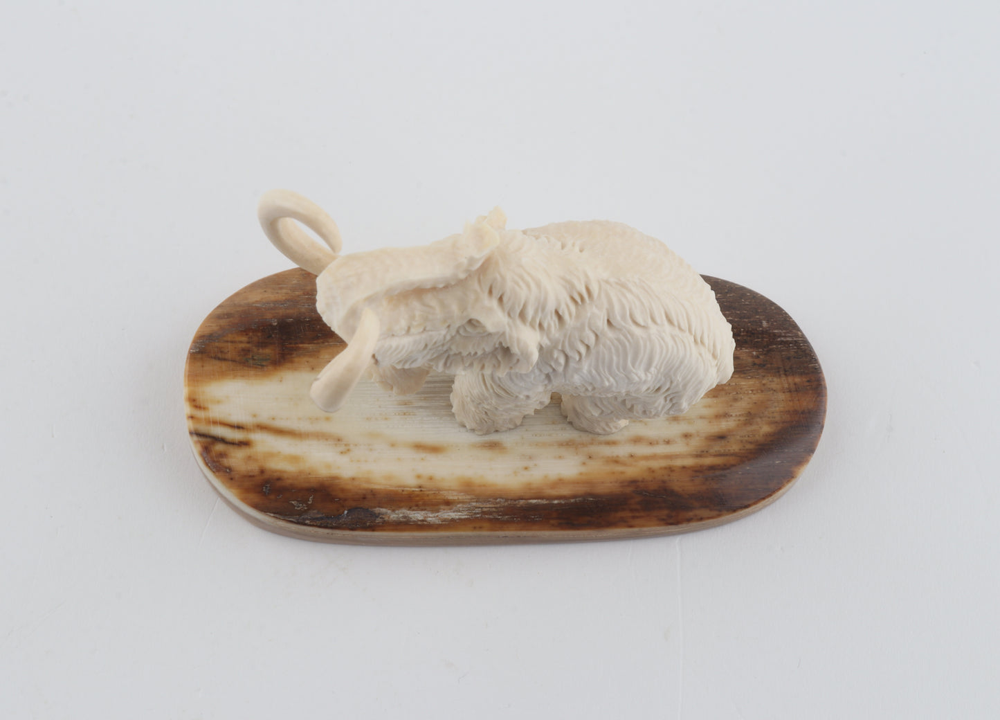 Carved woolly mammoth