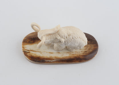 Carved woolly mammoth