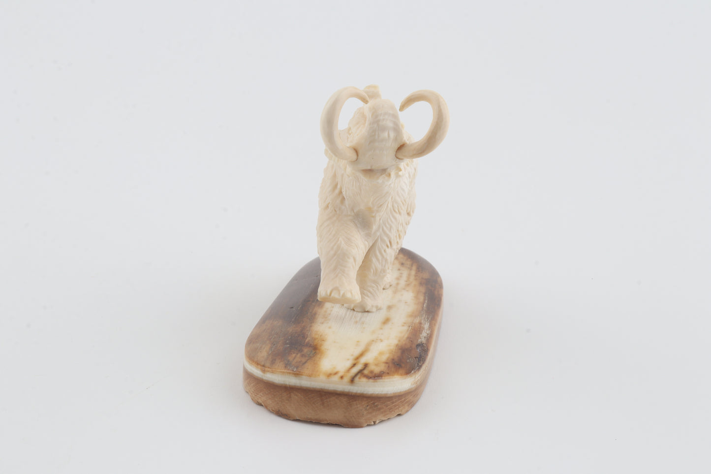 Carved woolly mammoth