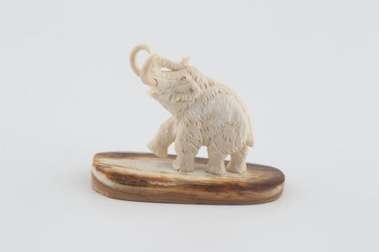 Carved woolly mammoth