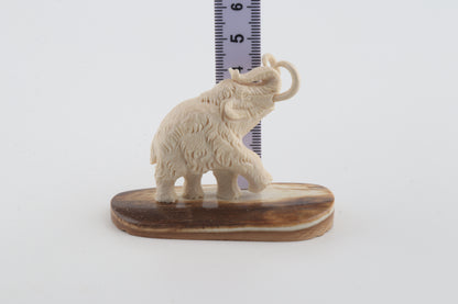 Carved woolly mammoth
