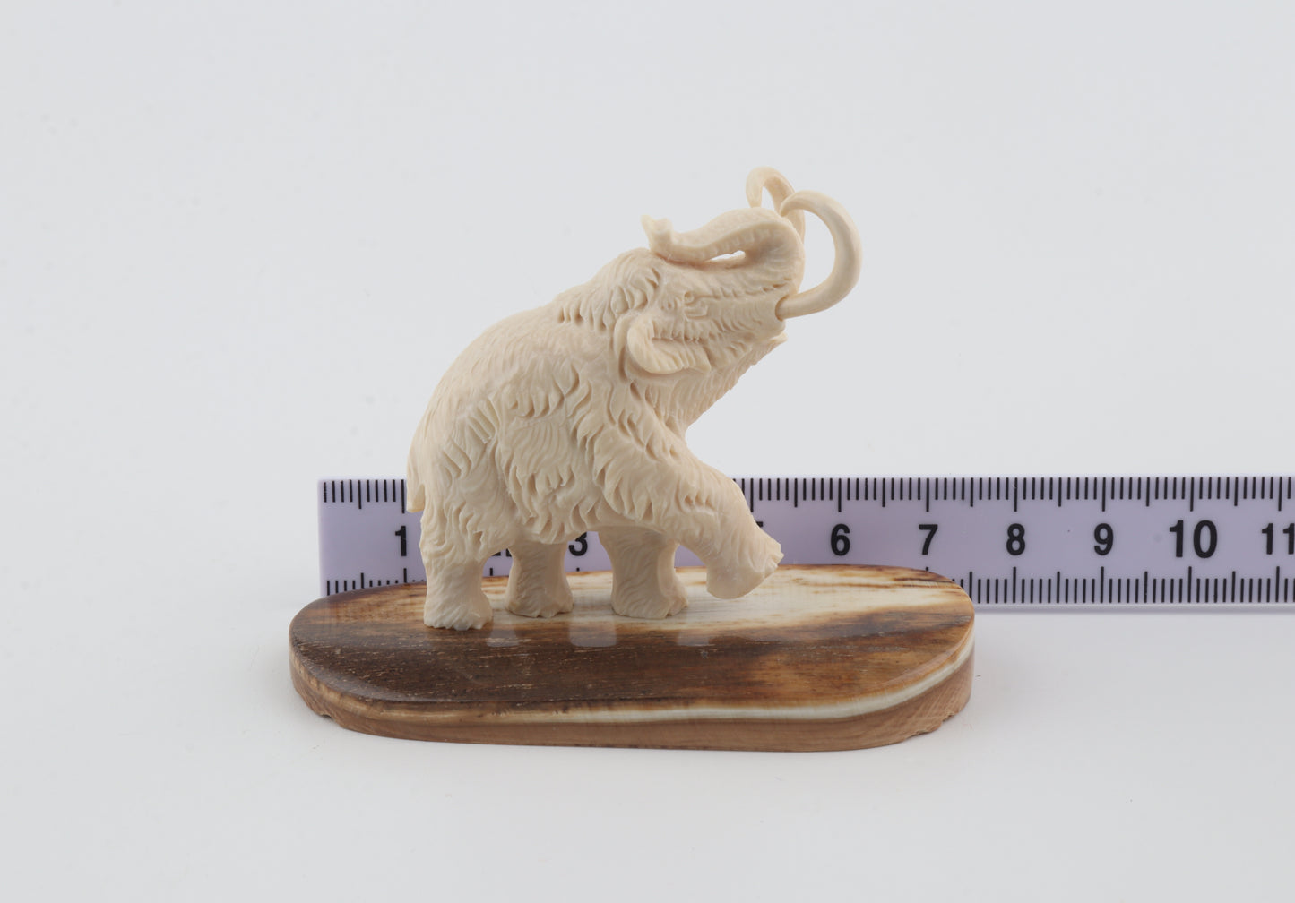 Carved woolly mammoth