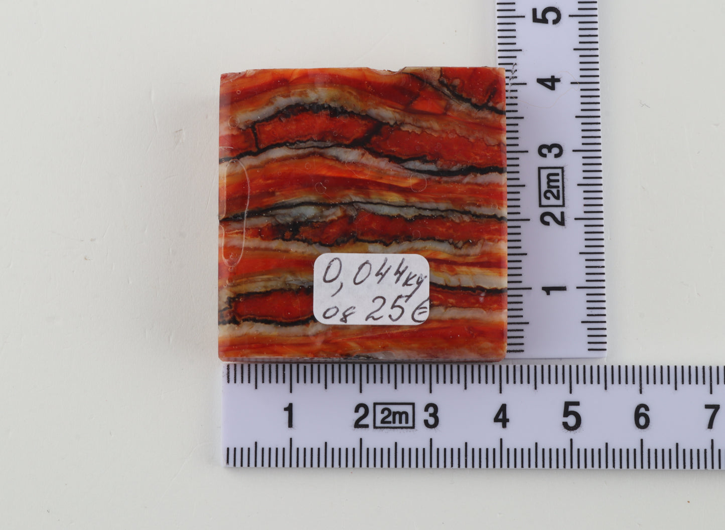 Stabilized mammoth molar piece