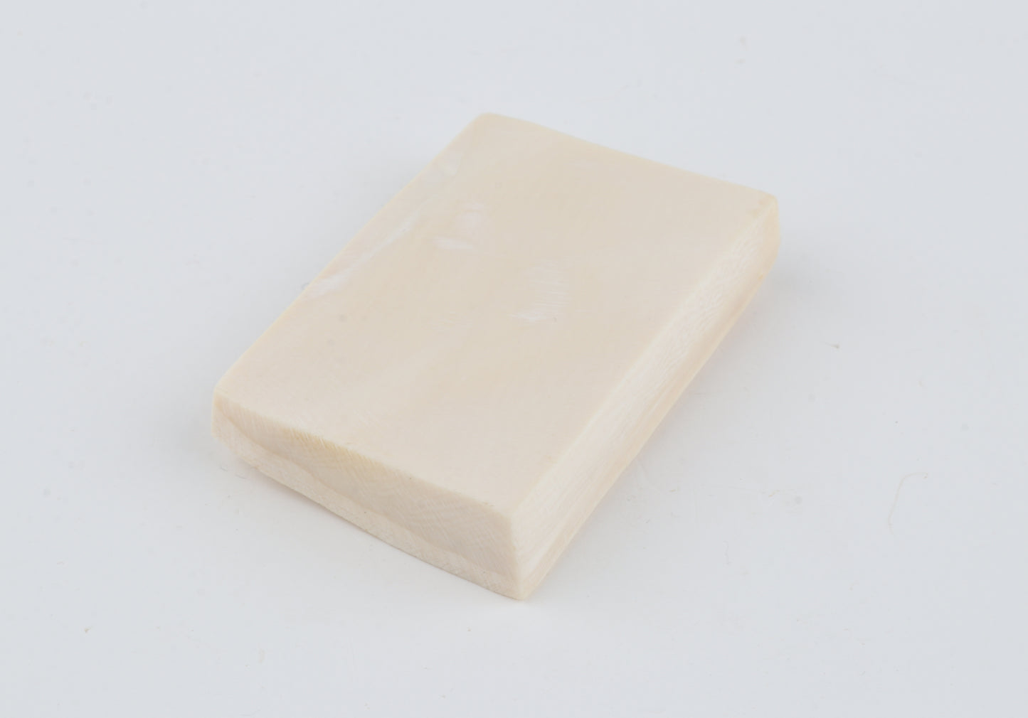 White mammoth ivory segment
