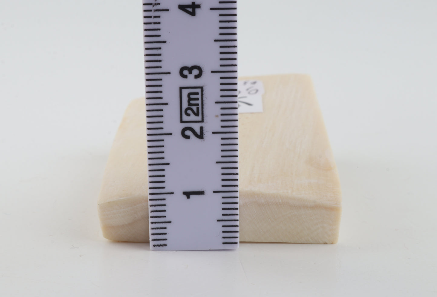 White mammoth ivory segment