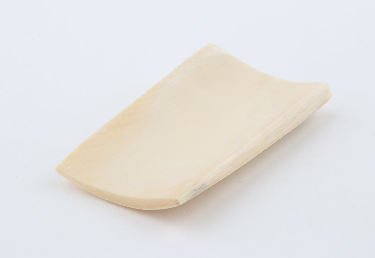 White mammoth ivory segment