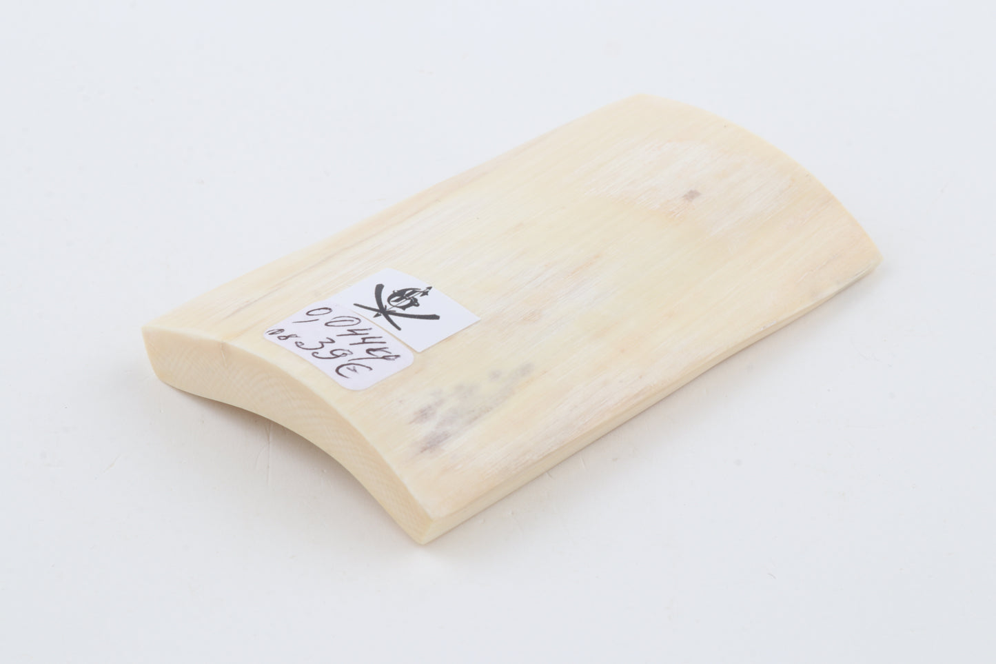 White mammoth ivory segment