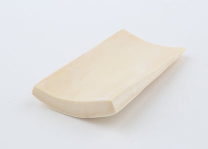 White mammoth ivory segment
