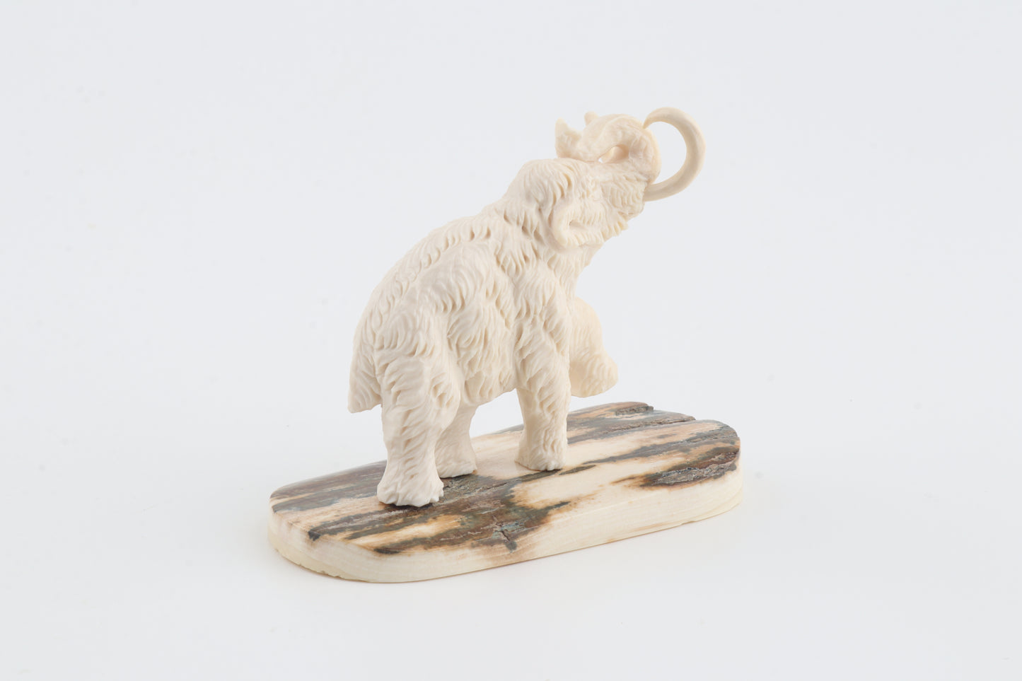 Carved woolly mammoth