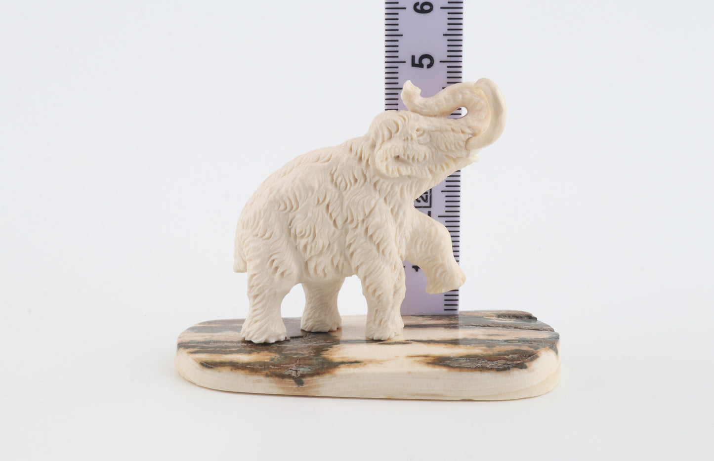 Carved woolly mammoth