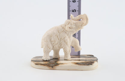 Carved woolly mammoth