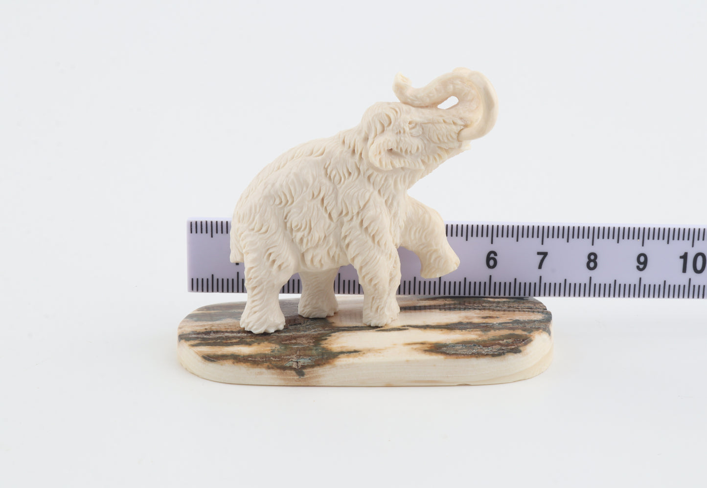 Carved woolly mammoth