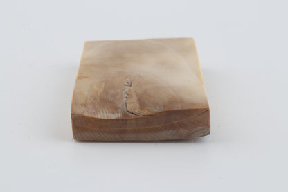 Natural mammoth ivory segment